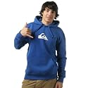 Quiksilver- Bright blue hooded logo sweater