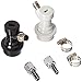 Ball Lock Cornelius Keg MFL Disconnects Set with Swivel Nut and Clamp (Both)