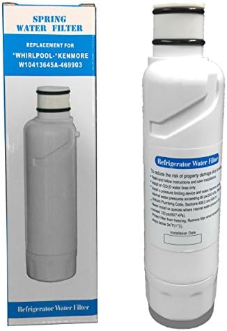 Spring Water Filter 2 W10413645A Refrigerator Water Ice Premium Replacement Filter for Whirlpool EDR2RXD1 Maytag KitchenAid Jenn-Air Amana Kenmore 46-9903 (1)