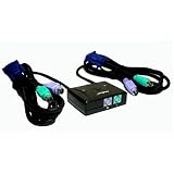 LinXcel PS-121D 2 Port PS2 KVM Switch