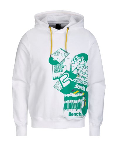 Bench Herren Hoody ISLE, white, M, BMEA1936_WH001 Preisvergleich