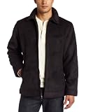 Nautica Men's Faux Shearling Sherpa Collar Jacket