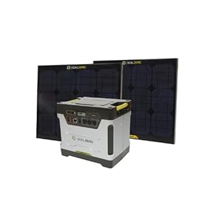 GoalZero Yeti Solar Generator Kit-1250 with cart, 2x boulder30 panels, and carrying case (Automotive) 
