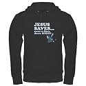 Jesus Saves Hoodie (dark)
