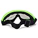 Freehawk Protective BMX Eyewear Goggles with Adjustable Strap for Hunting Riding BMX Cycling Motorcycling Climbing and Shooting (Green, Grey)
