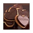 Godiva Dark Chocolate Truffle Heart Biscuits 4 Pack