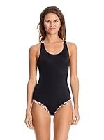 Kibys Bañador (Negro / Rosa)