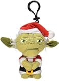 Underground Toys Star Wars Mini Santa Yoda Talking 4" Plush