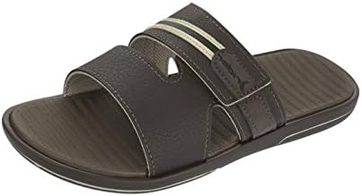 Rider Brasil Rimini Slide Brown Mens Beach Slide Sandals, Size 7
