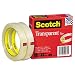 Scotch Transparent Tape, 0.5 x 2592 Inches, 2 Pack (600-2P12-72)