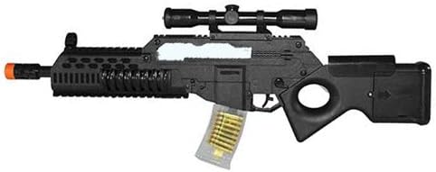 Combat Mission Toy Machine Gun with Lights, Sounds, Moving Bullets, and Moving Barrel Toy Gun For kids