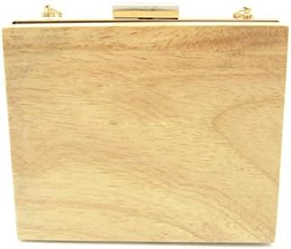 Agatha Garcia Ladies Cute Wood Clutch Bag