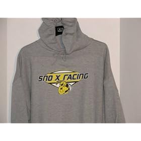 Skidoo Bee Snowmobile Hoody - Grey by SNOW X SPORTS