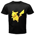 Black T-Shirt of Pokemon Pikachu