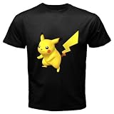Black T-Shirt of Pokemon Pikachu