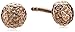 gorjana Carmel Tiny Hammered Rose Gold Stud Earrings