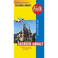 Falk Bundesl�nderkarte Deutschland Sachsen-Anhalt 1:250 000
