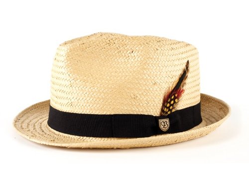 castor toyo straw fedora hat