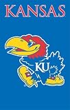 Kansas Jayhawks 2 Sided Large House Flag Banner