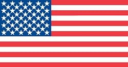 United States USA Country Flag Car Magnet