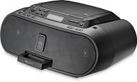 Sony ZS-S2iP CD Boombox with iPod Dock, Black