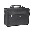US Luggage Leather Look Duratec Vinyl Unisex Triple Gusset Portfolio - K46-4 Black