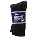 Diastar Comfy Feet Diabetic Socks, Black, size 6-8, 3 count