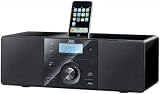 JVC RD-N1E Stereo Soundsystem (Dock) f&uuml;r Apple iPod und iPhone schwarz