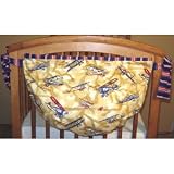 Airplane - Lined Crib Caddy