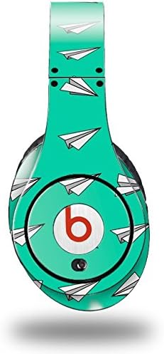 Paper Planes Turquoise Decal Style Skin (fits ORIGINAL Beats Studio Headphones - HEADPHONES NOT INCLUDED)
