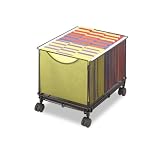 Safco Products Onyx Mesh Rolling File Cube