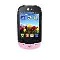 LG T500 Handy (7,1 cm (2,8 Zoll) Touchscreen, HSDPA, GSM, 2 Megapixel Kamera, MP3) pink