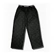 Calvin Klein Microfiber Fleece Lounge Pants for Children in Black w/Charcoal Logo