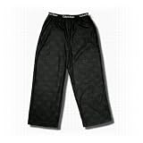 Calvin Klein Microfiber Fleece Lounge Pants for Children in Black w/Charcoal Logo