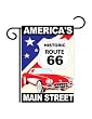 Historic Route 66 Garden Flag Indoor/outdoor 13.5" X 18"