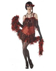 California Costume Teen Girls Jazzy Baby Flapper Costume