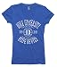Duke Blue Devils Royal Women's Sporty Hoops Deep V-Neck T-Shirt