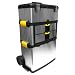 Trademark Tools 75-7577 Hawk Massive and Mobile 3-part Stainless Steel Tool Box