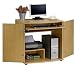 Furinno Space Saving Home Laptop Notebook Computer Desk/Table Armoire, Beech Finish, KM-5015