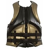 Sporting Goods : New Liquid Force Glide Hinge Wakeboard Vest Gold Sz L