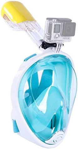 DryDive FULL FACE Free Breathing Design Seaview 180Ã'Â° Snorkel Mask for Action Camera (Green, L/XL) by Liubinbin