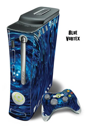 Skin Decal Cover for Xbox 360 Console + two Xbox 360