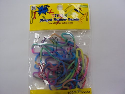 Tie Tye Tools Shaped Rubber Bands Bandz Bracelets (12)