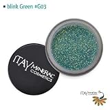 Itay Beauty Mineral cosmetic face and body glitter Color Blink Green G03