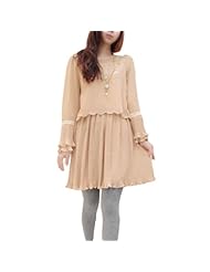 Round Neck Elasticized   Waistline Mermaid Pleated Chiffon Prom Dress 