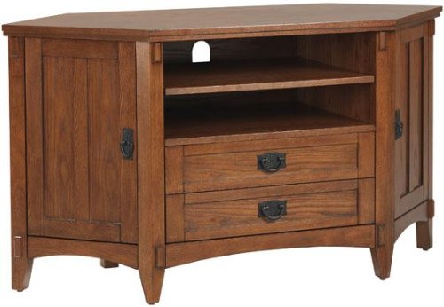 Artisan Corner Tv Stand, 26X48X20 W/D, LIGHT OAK