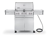 Weber 7270001 Summit S-470 Natural Gas Grill, Stainless Steel