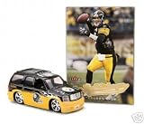 Pittsburgh Steelers 2005 NFL Fleer Diecast Escalade 1/64 Scale Truck Collectible Team Car with Ben Roethlisberger Card