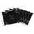 Hama - 50 Boites "SLIM" vides transparentes avec fond noir pour CD simples - 00051269