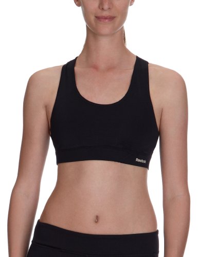 Reebok Damen Top Bra, black/black, 44, K81947 Preisvergleich